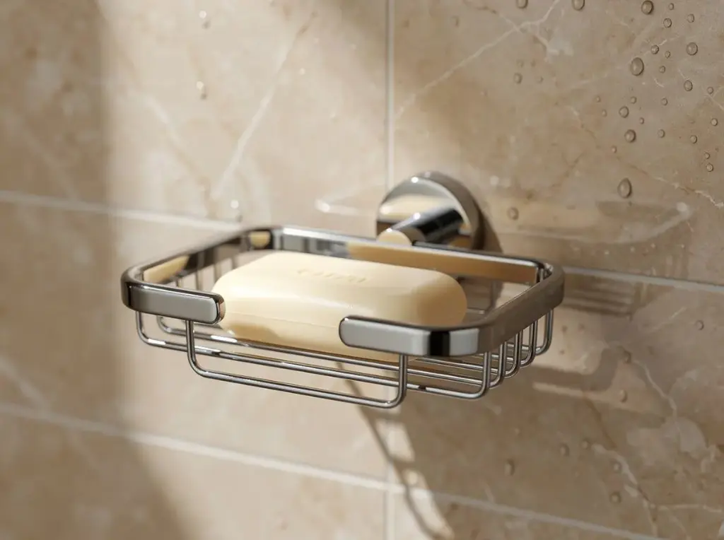 Jabonera Reja Inox Brillo