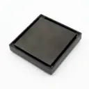 Desagüe Cuadrado 10x10 cm Ducha Rock Gun Metal