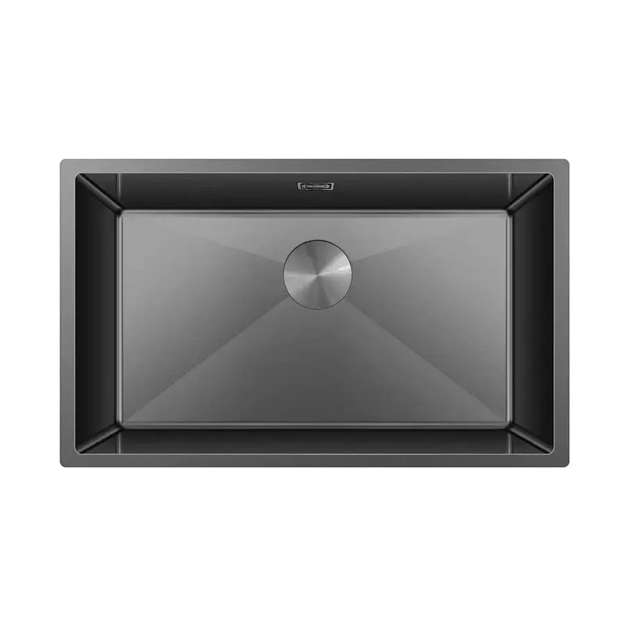 Lavaplatos Simple 74x44 cm Acero Inoxidable Nano Black