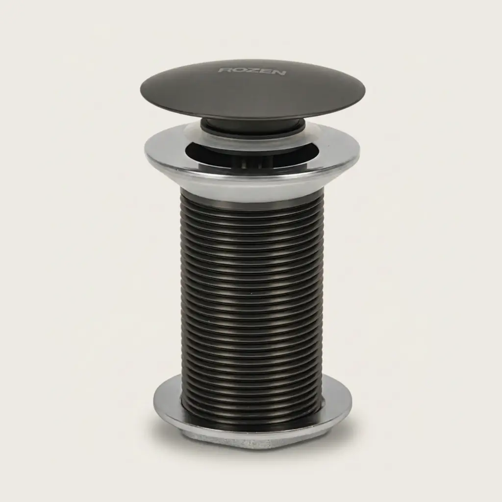 Desagüe Lavamanos Pop Up Gun Metal c/rebalse